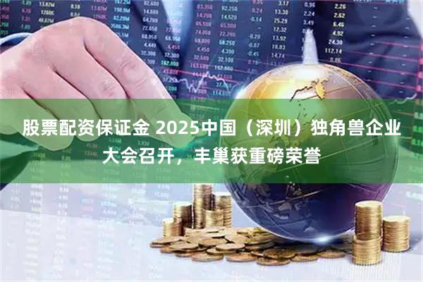 股票配资保证金 2025中国（深圳）独角兽企业大会召开，丰巢获重磅荣誉